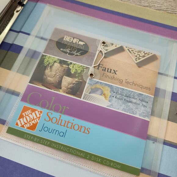Color Solutions Journal from Home Depot BINDER Home Interior Design Organizer - Picture 10 of 14